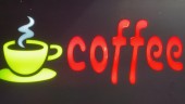 Reclama LED - COFFEE - de exterior / interior
