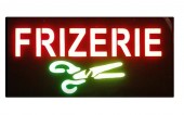 Reclama LED - FRIZERIE - de exterior / interior, 44 x 24 cm