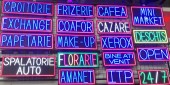 Reclama LED NEON cu  MESAJ LA COMANDA - de interior, 75 x 25 cm