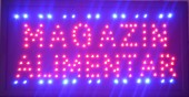 Reclama LED - MAGAZIN ALIMENTAR - de interior, 48 x 25 cm