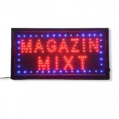 Reclama LED - MAGAZN MIXT - de interior, 48 x 25 cm