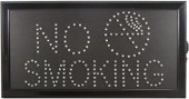 Reclama LED - NO SMOKING - de interior, 48 x 25 cm