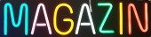 Reclama LED NEON - MAGAZIN - de interior, 60 x 16 cm