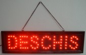 Reclama LED - DESCHIS - de interior, 48 x 14 cm