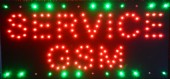 Reclama LED - SERVICE GSM - de interior, 48 x 25 cm